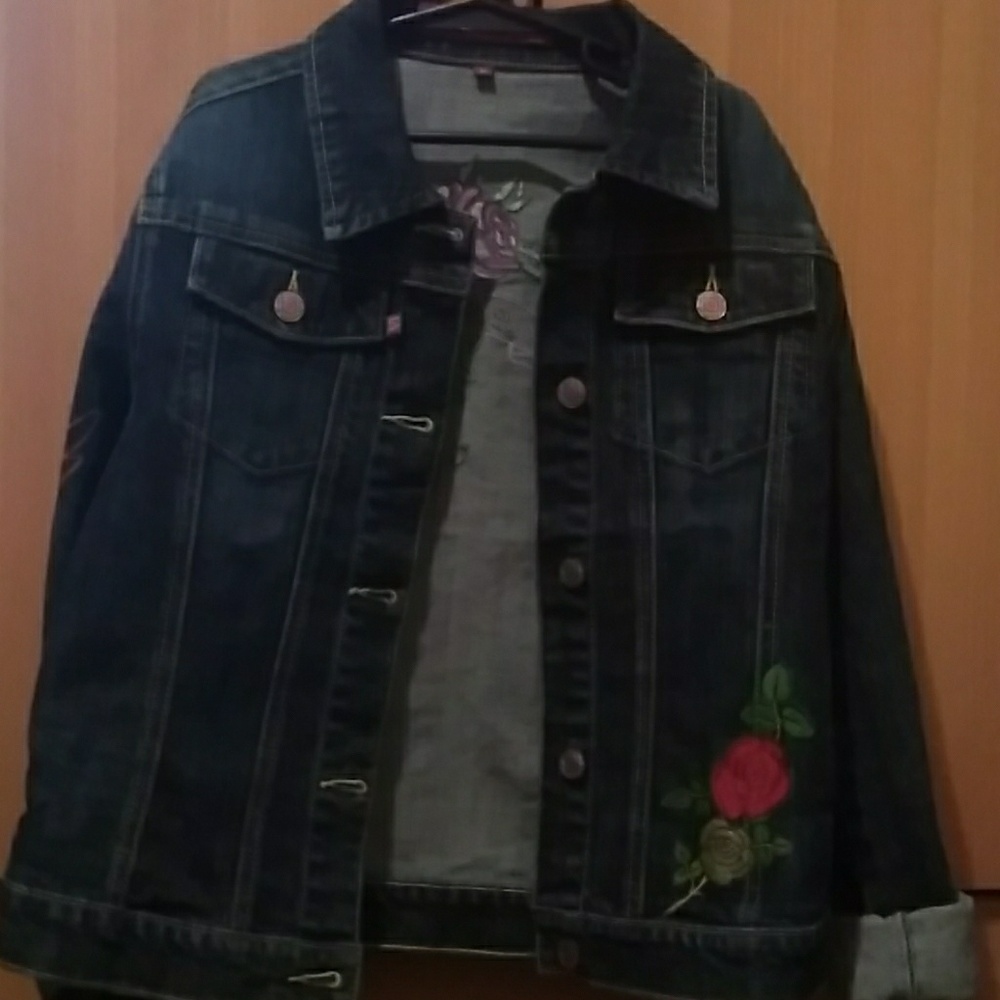 Girl's blue jean jacket